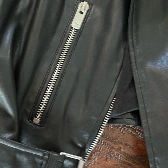 Chelsea DeBoer Leather Biker Jacket - Picture 3 of 3